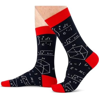 Men'S Socks Funny Big Size Alien Delicious Food Print Colorful Snacks Burger Pizza Happy Harajuku Skate Cotton Sokken