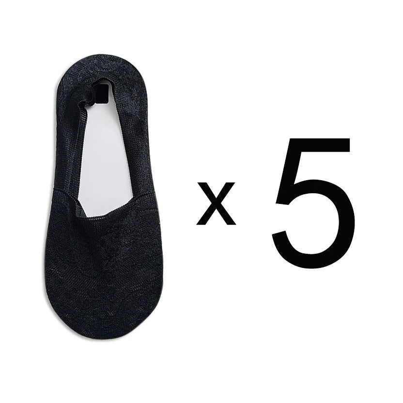 5 Pairs Fashion Women Girls Summer Socks Style Lace Flower Short Sock Antiskid Invisible Ankle Socks New 7 Colors