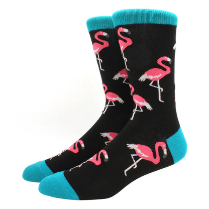 Men'S Socks Funny Big Size Alien Delicious Food Print Colorful Snacks Burger Pizza Happy Harajuku Skate Cotton Sokken