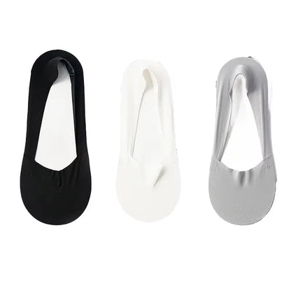 3 Pairs Women Socks High Quality Matching Casual Socks Summer Thin Cotton Bottom Non-Slip Invisible Low Short Socks Breathable
