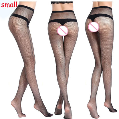 Hot Women Long Sexy Hollow Out Fishnet Stockings Pantyhose Black High Waist Stocking Tights Panty Fishnet Lingerie High Quality