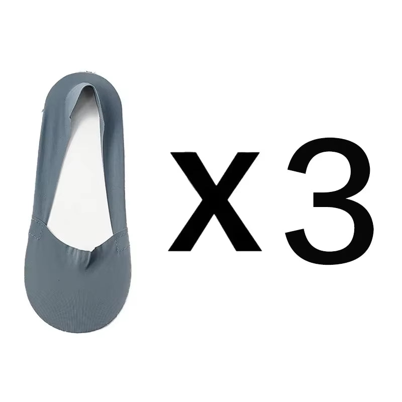 3 Pairs Women Socks High Quality Matching Casual Socks Summer Thin Cotton Bottom Non-Slip Invisible Low Short Socks Breathable